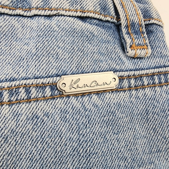 KanCan Signature Size M Distressed Button Fly High Rise Denim Mini Skirt - Picture 6 of 7